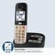 thumbnail image 5 of Teléfono inalámbrico Panasonic KX-TGU432B con pantalla grande y botones, 5 of 6