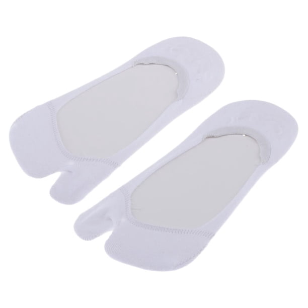 Calcetines de punto de corte bajo Zulema Tabi para mujer blanco