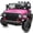 Hot Pink, variant on Hikiddo 2-Seater Ride on Car Truck, 24V 7Ah Ride on Toy Electric Car for Kids Boys w/Remote, Bluetooth - Blue
