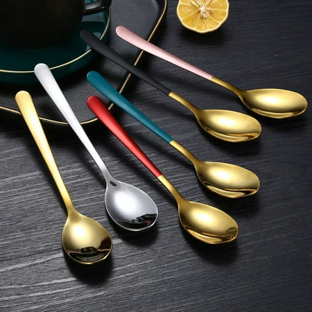 

Archer Stainless Steel Spoon Long Handle Dessert Soup Eating Home Kitchen Dinnerware