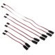 thumbnail image 1 of Cable de Alambre de Extensión Servo a de 8 Piezas 100 Mm / 150 Mm / 200 Mm / 300 Mm Baoblaze Cable de extensión servo, 1 of 8