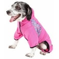 thumbnail image 2 of Pet Life ® Active 'Pawsterity' Mediumweight 4-Way-Stretch Yoga Fitness Dog Tracksuit Hoodie, 2 of 8