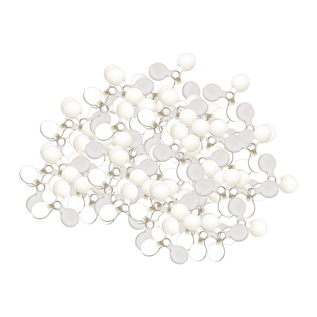 Cuchillas para Señuelos de Pesca Zulema 100 Piezas Plata 10x4x1.4mm
