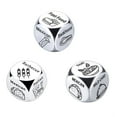 thumbnail image 2 of Stainless Steel Food Selection Dice - Interactive Fun & Durable Easy Storage Lightweight Kitchen Tool For Random Dining Decisions Reusable Stainless Gadget - For Families,, 2 of 4