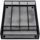 thumbnail image 1 of Cutlery Organiser, 5 Compartments Cutlery Tray, Black Steel Mesh Organiser for Kitchen Drawer, Anti-Slip Utensil Trays for Knife Fork Spoons (Metal Bl, 1 of 5