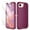 Deep Purple/Pink, variant on I-HONVA For iPhone 16e Case,[with 2 Pack Screen Protector] 3-Layer Military Grade Drop Anti-Slip Bumper Rugged Shockproof Dustproof Protection 6.1 inch Phone Case for Apple iPhone 16e,Purple/Pink