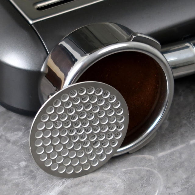 Pantalla de portafiltro de café Macarena acero inoxidable malla filtro 53 mm