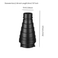 thumbnail image 3 of MERIGLARE Conical Optical Snoot Kit Easy to Install Portable Attachment Honeycomb Grid B, 3 of 9