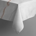 thumbnail image 5 of White Marble Copper Line Pattern Square Tablecloth,Waterproof Square Table Cover,Wipeable Spillproof Washable Table Cover for Home Kitchen Party Decor 52"x52"(132x132cm), 5 of 6