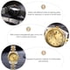 thumbnail image 2 of EeaseMX 2 relojes de pulsera de cuarzo para hombre y mujer (dorados), 2 of 7