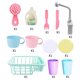 thumbnail image 3 of Fregadero de cocina para niños con agua corriente real Lavavajillas eléctrico para niños Juguete con agua corriente Grifo real y platos de juego Juguetes de simulación para niños Niñas Niños pequeños, 3 of 8