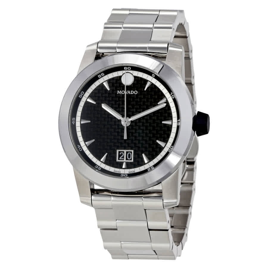 Movado Vizio Black Carbon Fiber Dial 