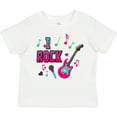 thumbnail image 3 of Inktastic I Rock with Guitar Microphone and Music Notes Boys or Girls Toddler T-Shirt, 3 of 5