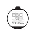 thumbnail image 3 of EBC Brakes Organic Brake Pad FA62, 3 of 4