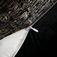 thumbnail image 5 of Phantoscope Bronzing Gold Foil Printed Cut Pile Velvet with Gilding Metallic Shiny Decorative Throw Pillow Covers, 20" x 20", Black, 2 Pack, 5 of 5