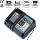 thumbnail image 4 of Replacement Charger DC18RC Fast Charger with LED Display 14.4V and 18V Batteries Charger Tools 3A Batteries for Makita (EU Plug), 4 of 5
