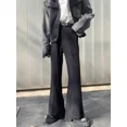 thumbnail image 4 of Pantalones rectos acampanados para hombre, tallas grandes, trajes para hombre, pantalones finos informales, nuevos, en tela de alta calidad, a la moda, 4 of 4