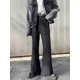 thumbnail image 4 of Pantalones rectos acampanados para hombre, tallas grandes, trajes para hombre, pantalones finos informales, nuevos, en tela de alta calidad, a la moda, 4 of 4
