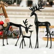 FYHALE Metal Deer Figurines Christmas Table Decor Modern Xmas Figurines 2026 New Reindeer Christmas Tabletop Ornaments