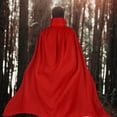 thumbnail image 2 of 1 capa de disfraz de vampiro para Halloween, ideal para fiestas de disfraces y cosplay. Accesorios para adultos., 2 of 7