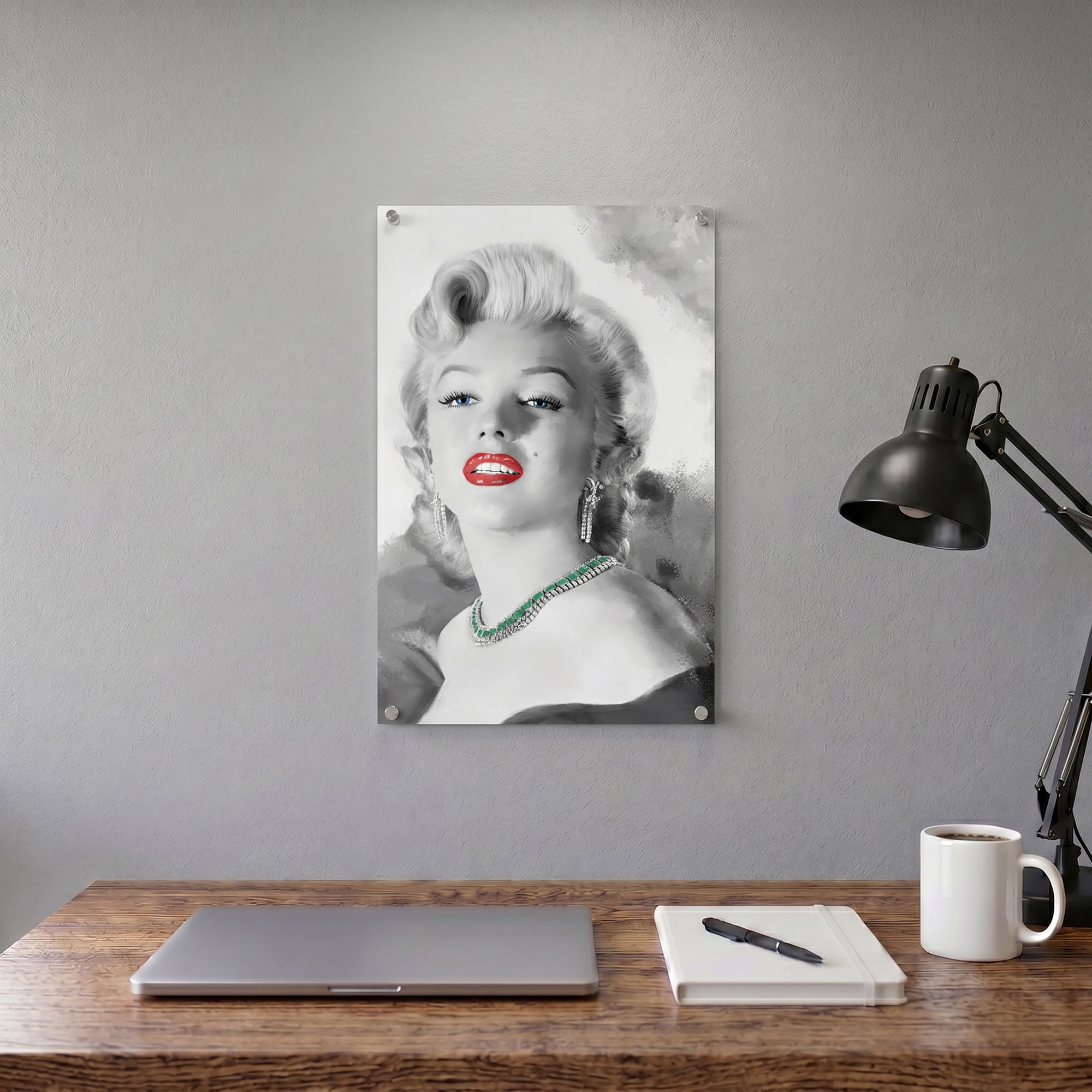 Pyramid America: Marilyn Monroe: Diamonds Best Friend - 11x17 Poster Print - Iconic Hollywood Celebrity Artwork, Licensed Wall Decor, Fan Collectible