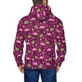 thumbnail image 5 of Zip Up Hoodies for Men - Festive Flamingos Long Sleeve Comfrt Men'S Fashion Hoodies & Sweatshirts, Jackets for Men Hoodies Pullover Clothing Clothes with Pouch, 5 of 5