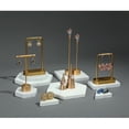 thumbnail image 5 of lionlar Gold Metal Jewelry Display Rack Holder Showcase Store Use for Necklaces Bracelet 3x1.5x11.5cm, 5 of 5