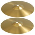 thumbnail image 4 of GAXIRE 2 Pcs Cymbales Crash Accessoires de Batterie Jazz Construction Robuste pour Spectacles Musicaux Forme Ronde 10 Pouces, 4 of 7