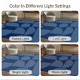 thumbnail image 7 of ODIKA 8'x10' Washable Area Rug Deep Blue Geometric Balance and Design Elegant Symmetrical Abstract Shapes in for Living Room, Under Sectional, Family , Durable, Non-Slip, 7 of 7
