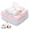white, variant on KABOER 20 Pcs Muslin Baby Washcloths, Cotton 6-Layer Wash Cloths for Sensitive Skin, 12"x12" Large, Ultra Soft and Absorbent Infant Essentials for Newborn and Toddlers, White with Pink/Blue Trim