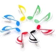 thumbnail image 1 of Ensemble de 8 Clips de Notes de Musique Couleurs Assorties, 1 of 5