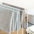 thumbnail image 5 of Dishcloth Rag Drying Rack, Hand Towel Washcloth Holder Stand Kitchen Countertop Desktop Metal Dish Cloth Hanger[white], 5 of 5