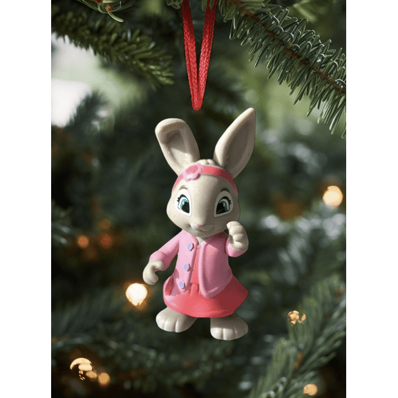 ORNAMENT  Lily Bobtail Girl 3” Pvc Figurine Figure Rare Easter Peter Rabbit