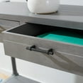 thumbnail image 2 of SAFAVIEH Filbert Solid 2 Drawer Console Table, White Washed Grey, 2 of 14
