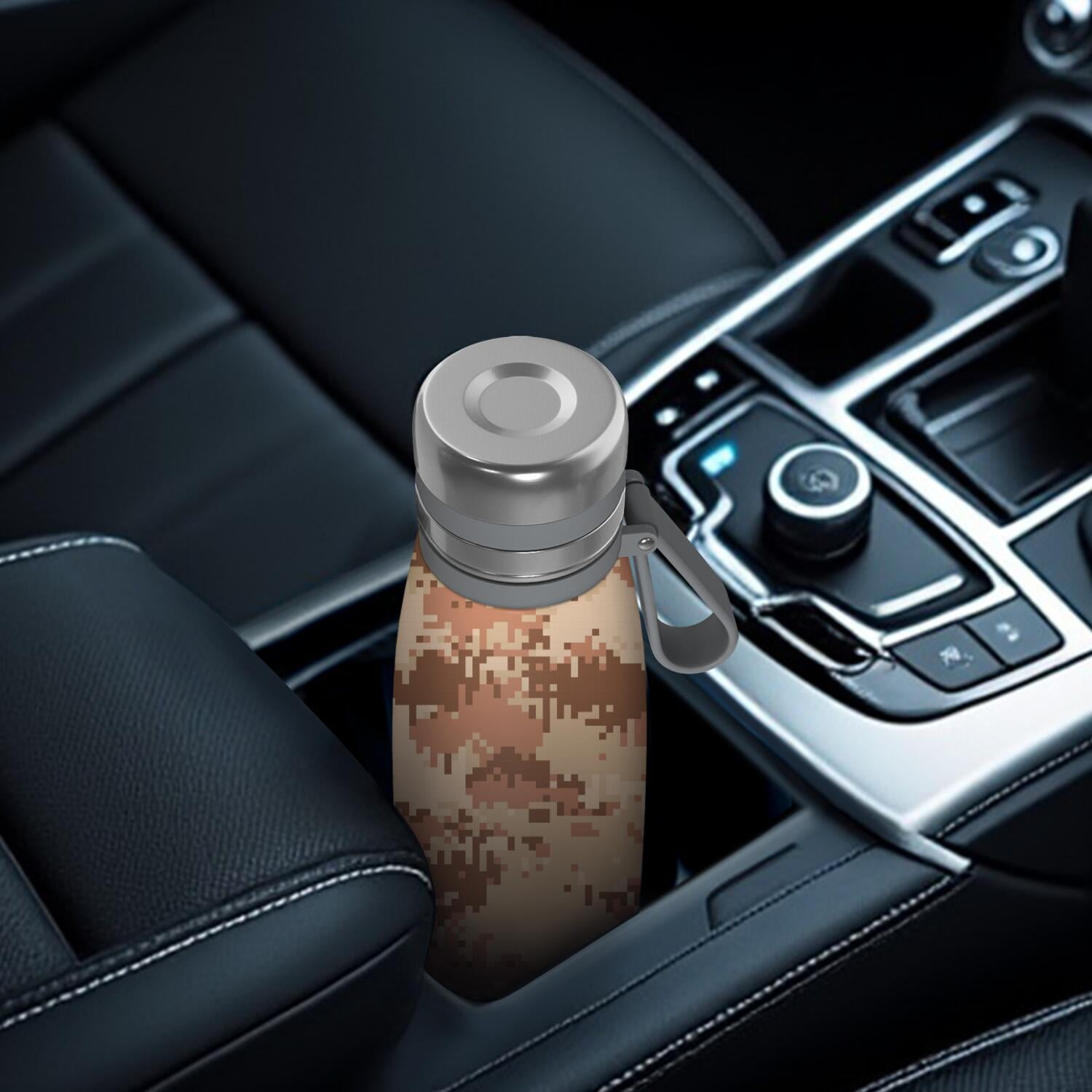 29oz Insulated Water Bottle with Tea Infuser, Stainless Steel Travel Mug, Camouflage Print