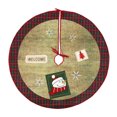 thumbnail image 2 of Falda Navidad Fiesta Navideña Creativa Fondo A Cuadros Alce (60cm), 2 of 9