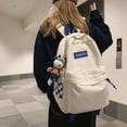 thumbnail image 2 of School Bag Harajuku Simple Junior High School Student Backpack Day Backpack, 2 of 7