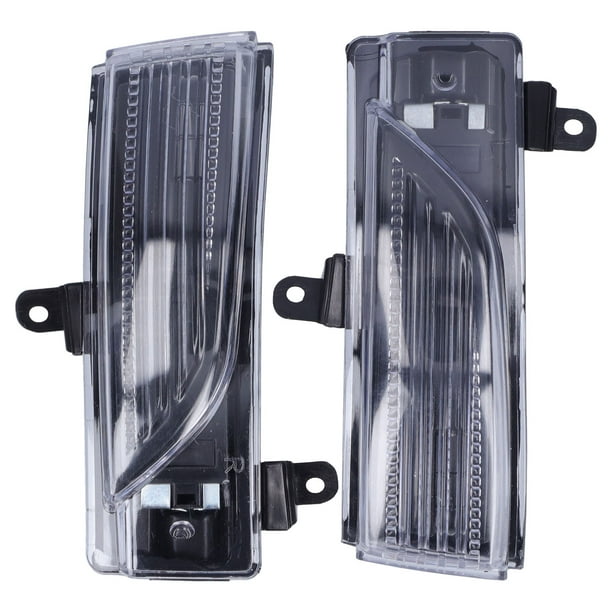 Lámpara de giro para espejo lateral, par de luces de giro para espejo retrovisor lateral, luz de señal de giro, respuesta rápida