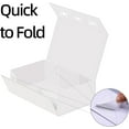 thumbnail image 5 of White Magnetic Gift Box with Lid,12x6x4 Inches,Foldable Rectangular Keepsake Box for Weddings, Birthdays, Christmas, Anniversaries, Halloween, Holiday Gift Packaging,Present,Proposal,Vase, 5 of 8