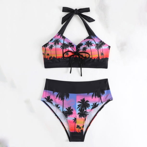 Trajes de baño tankini para mujer Trajes de baño de dos piezas con estampado de moda para mujer Trajes de baño tankini para mujer
