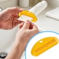 thumbnail image 2 of Plastic Toothpaste Squeezer, Tube Dispenser Tool, Hanging Squeeze Tool, One Hand Operated Squeezer for Toothpaste, Cream And Cosmetic Tube Use,Yellow, 2 of 9