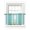 Blue, variant on Vintage Turquoise Striped Tier Curtains 24 Inch Length,Sheer Curtains for Bedroom Living Room Farmhouse Modern Stripes Boho Texture Short Kitchen Curtains for Small Half Window 27.5"x24" 2 Panels