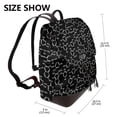 thumbnail image 2 of Fotbe Chemistry Formulas 1 Mochila Bolso con Estampado para Mujer, Mochila Antirrobo de Nylon Impermeable, Bolsa Ligera de Hombro, 2 of 4