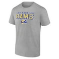thumbnail image 2 of Men's Heather Gray Los Angeles Rams Swagger T-Shirt, 2 of 3
