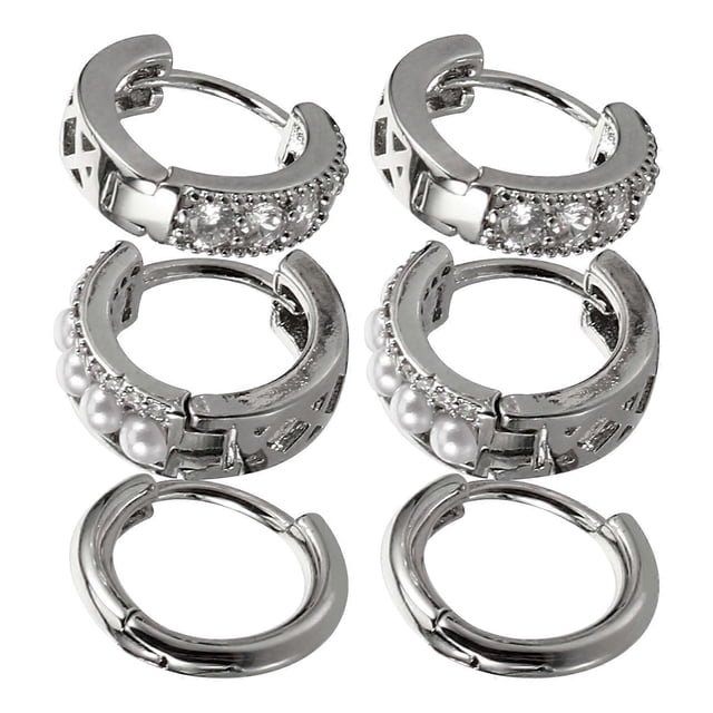 a refined and engaging product description based on your input:\n\n \n\n**3 Pairs Hoop Earrings Set for Women – Lightweight & Comfortable Jewelry with