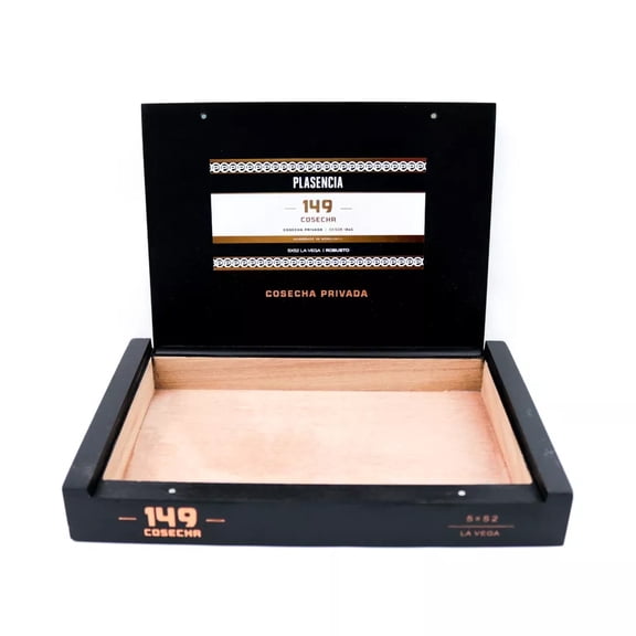 Plasencia Robusto 149 La Vega Empty Wood Cigar Box 9.5" x 6.5" x 1.25"
