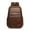 Red Label Brown, variant on PU Soft Leather Backpack Large Capacity Men,Red Label Brown