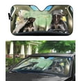 thumbnail image 4 of 3D Stinky Skunks Car Auto Sunshades Windshield Heat Protection Sun Shades Univeral Fit Cars Suv Truck, 4 of 6