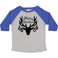 thumbnail image 3 of Inktastic Merry Christmas Reindeer Antlers with Ornaments Boys or Girls Toddler T-Shirt, 3 of 5