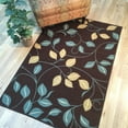 AntiBacterial Rubber Back AREA RUGS NonSkid/Slip 3x5 Floor Rug